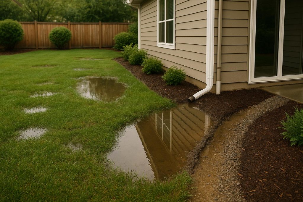 Signs of Poor Drainage Installation and Fixes